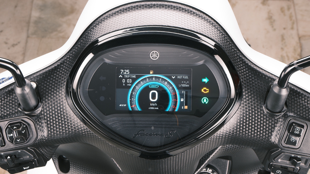 Xe ga Yamaha Fascino 125 Fi Hybrid với thiết kế thời thượng