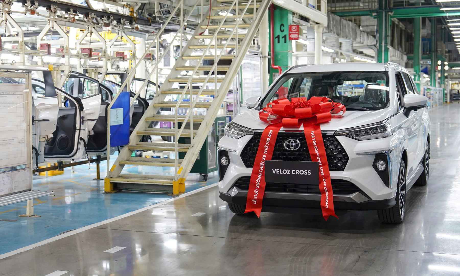 Xe thứ 700.000 xuất xưởng