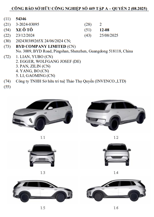 Ngoại thất SUV Sealion 05 EV