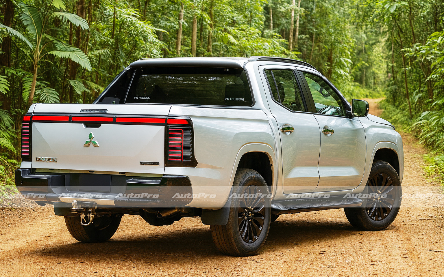 Thiết kế đèn hậu Mitsubishi Triton 2027-2028