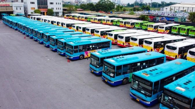 Xe buýt Hà Nội dừng hoạt động
