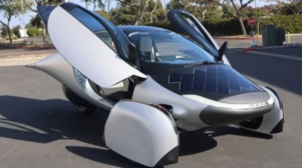 Xe điện solar có hệ số cản gió rất thấp