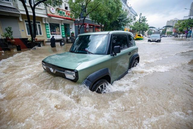 Xe điện có mùi khét sau khi ngập nước