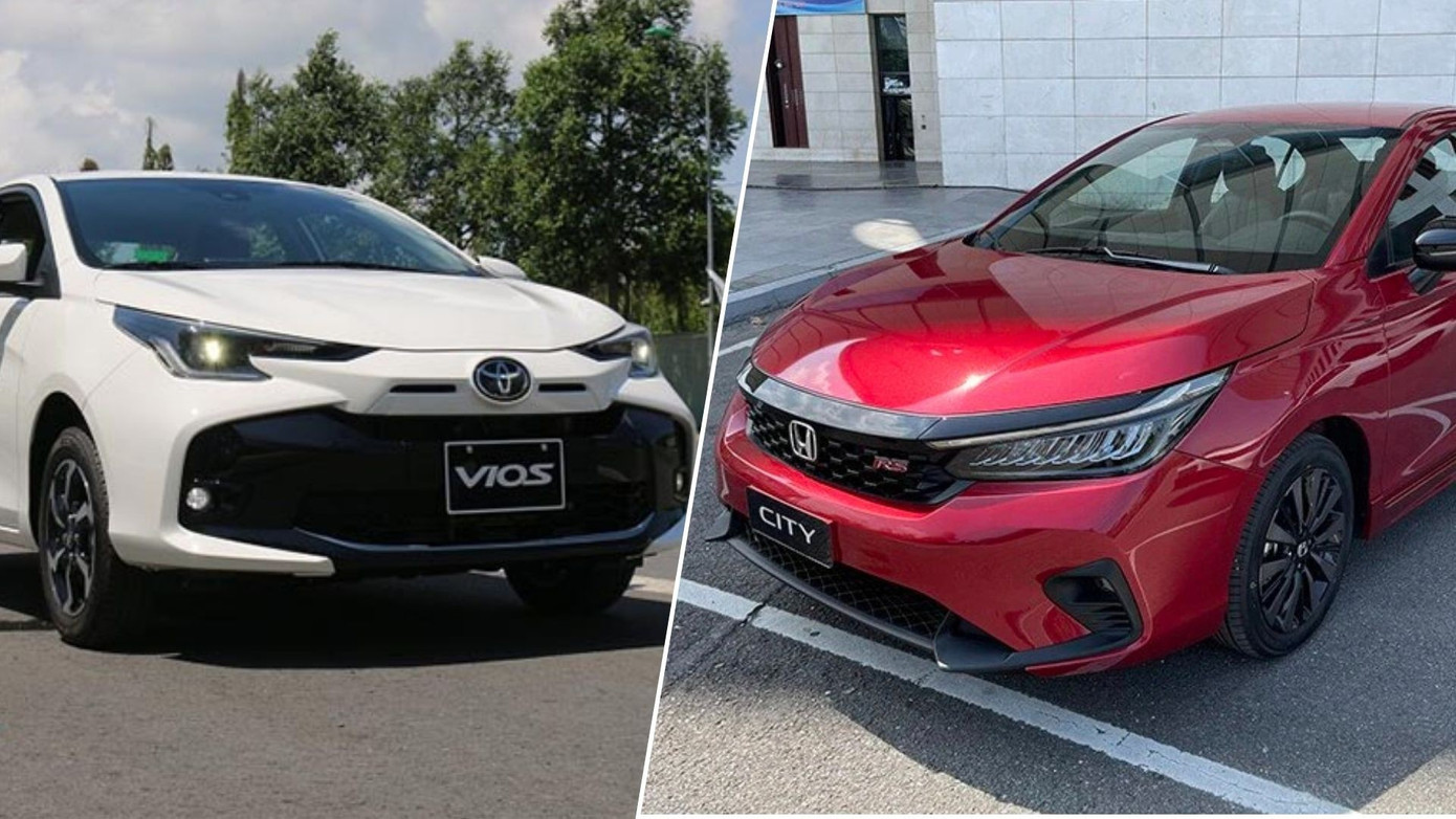 Bộ ba sedan hạng B Toyota Vios, Honda City, Hyundai Accent