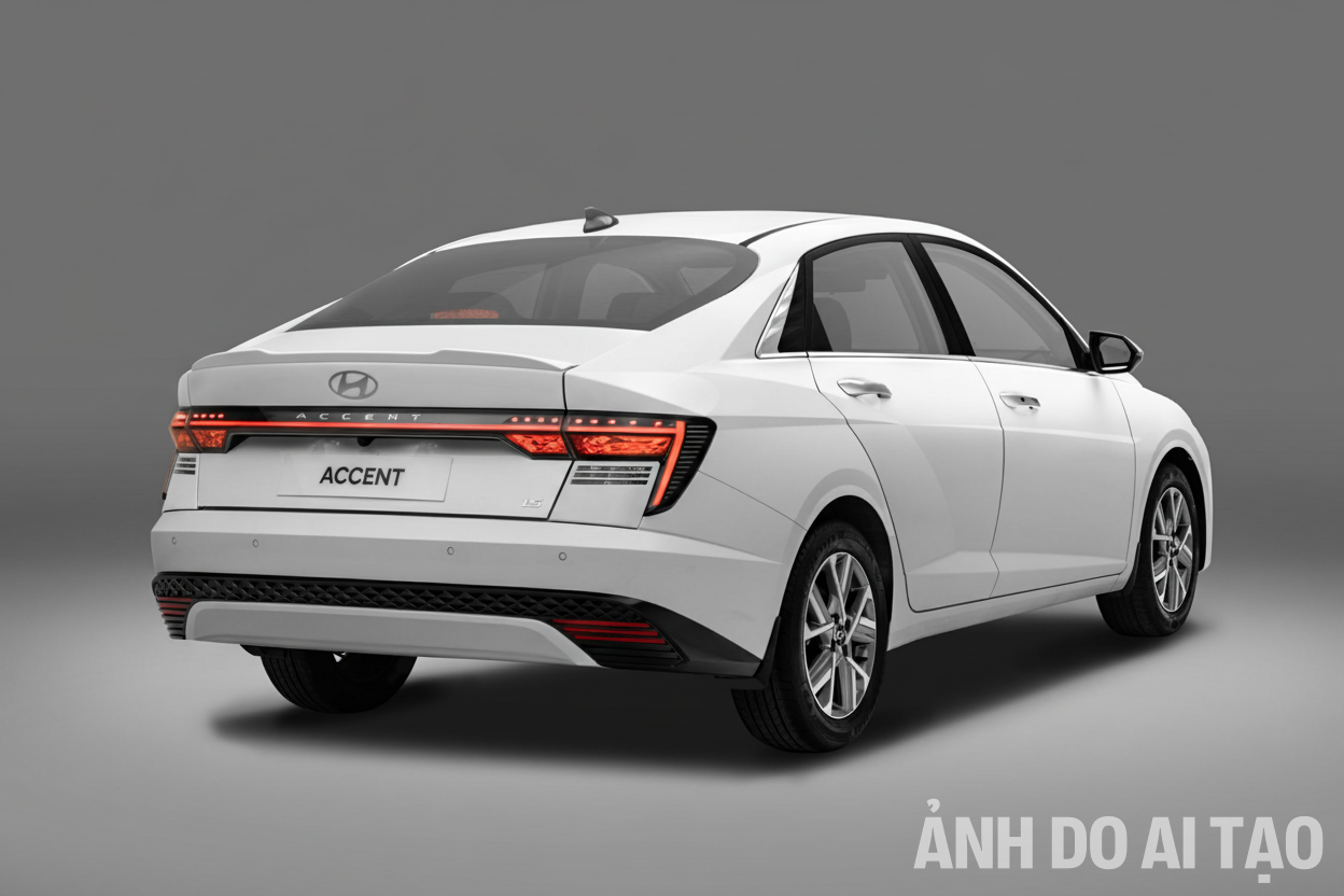 Hình dung AI về ngoại thất Hyundai Accent 2026
