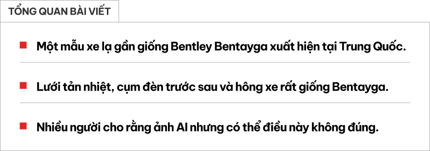 Chiếc SUV giống Bentley Bentayga