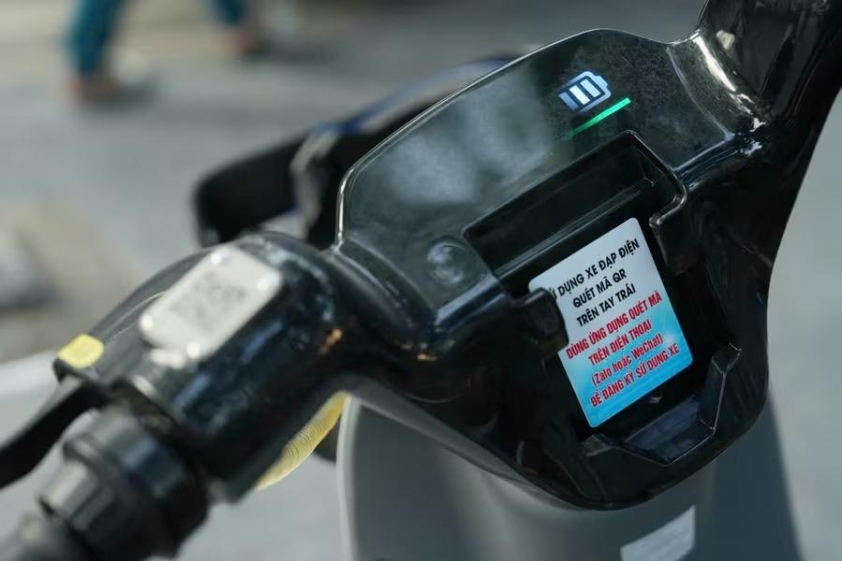 Sử dụng ứng dụng quét mã QR để thuê xe