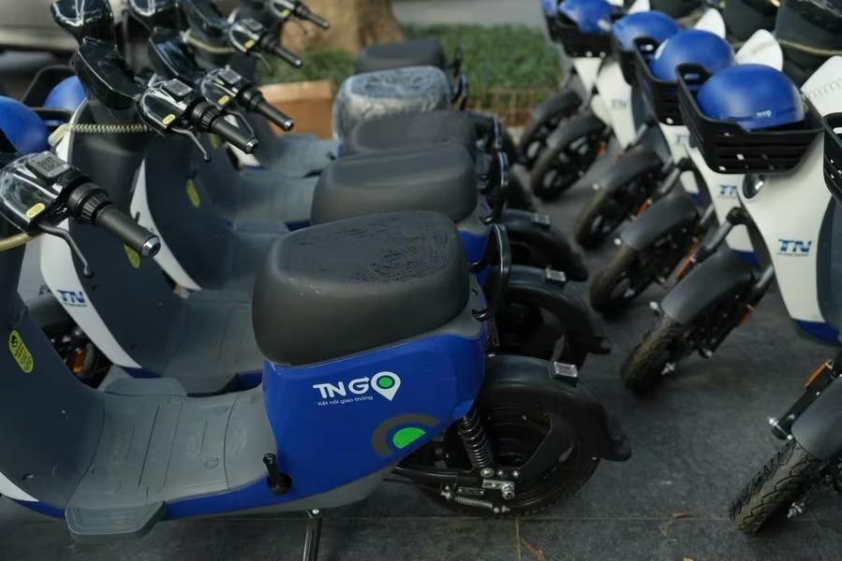 Xe có bàn đạp hỗ trợ khi hết pin